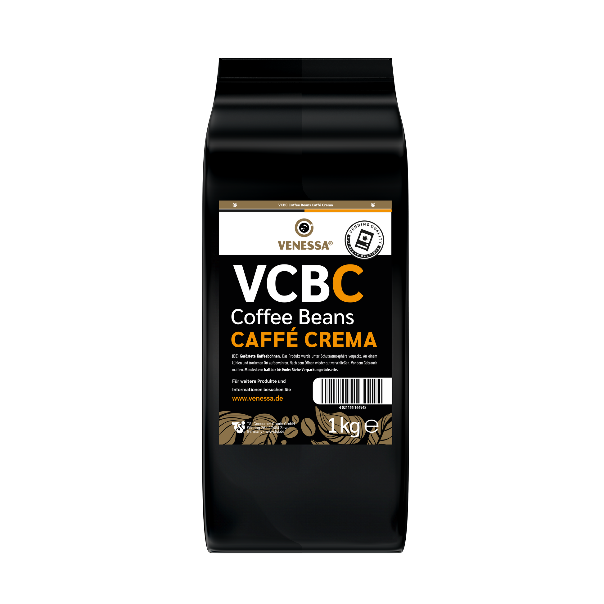 VENESSA VCBC Caffè Crema Kaffeebohnen 1 kg BT